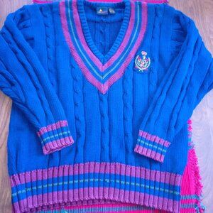 1990 Vintage Liz Claiborne Sport Monogram Sweater